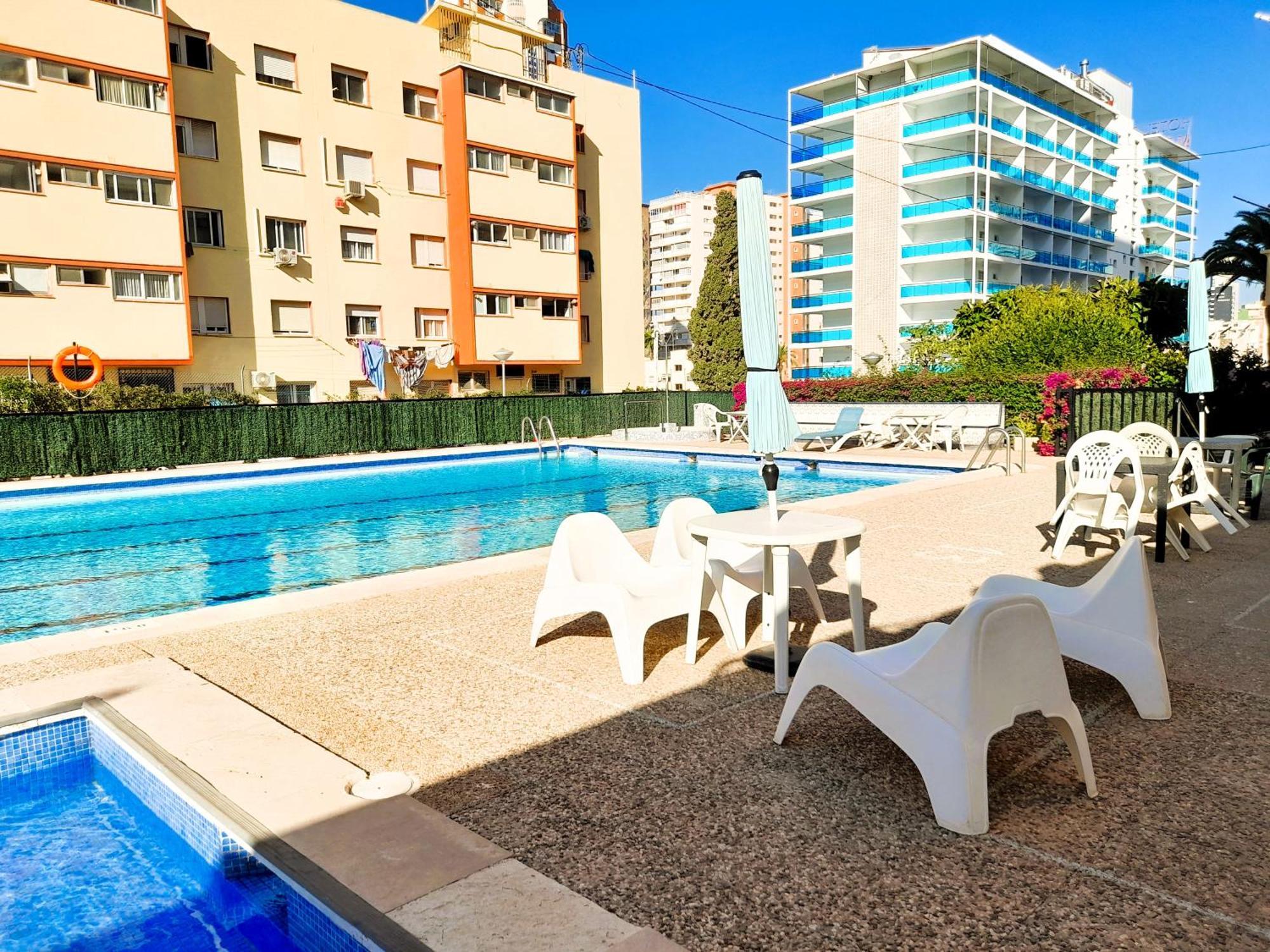 Apartment Sea View II In Rincon De Loix -Free Parking, Wi-Fi, Pool, New Air Conditioning 베니돔 외부 사진